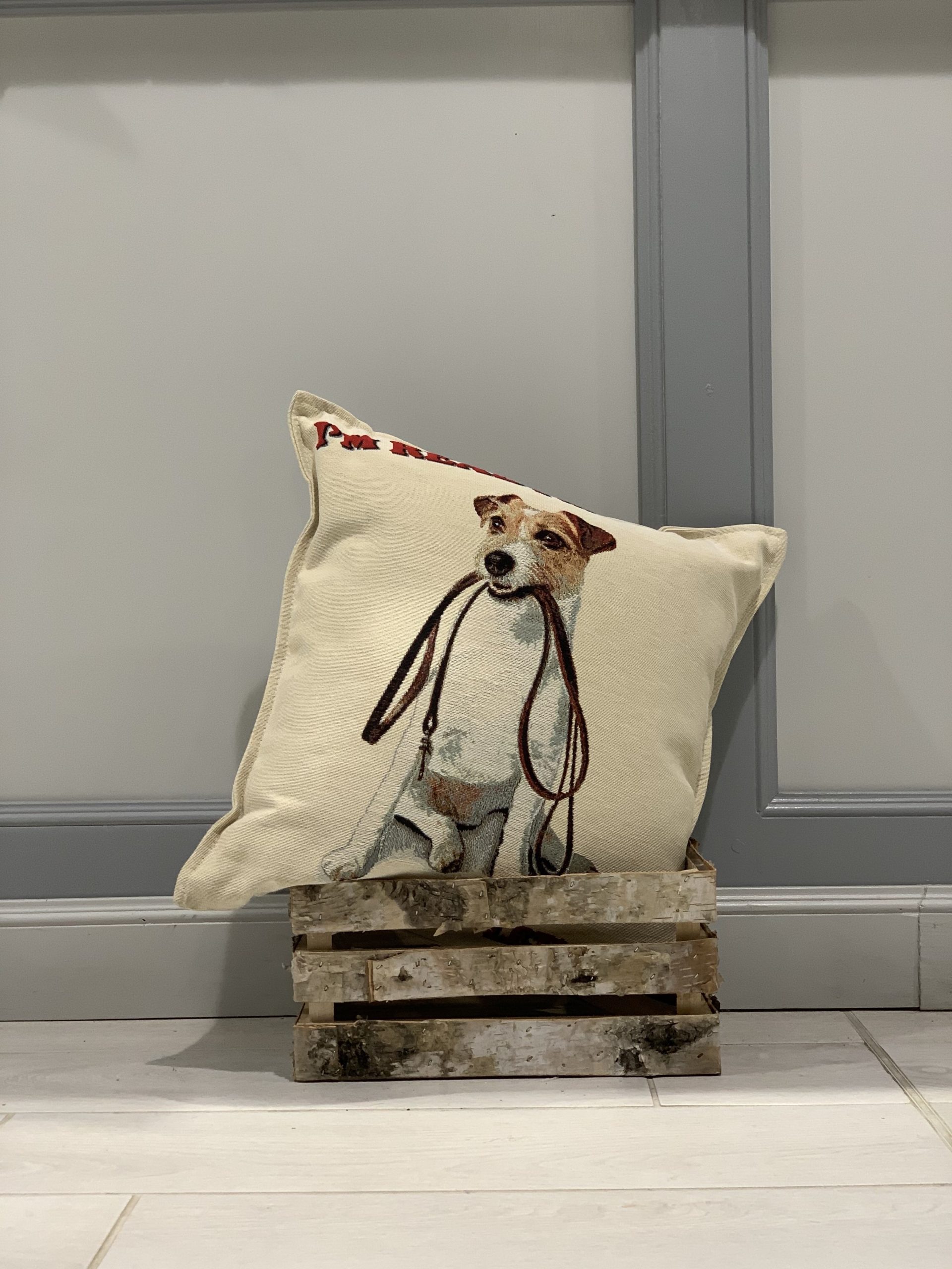 CUSCINO ARREDO JACK RUSSEL