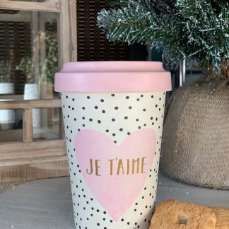 TAZZA CON COPERCHIO JE T'AIME