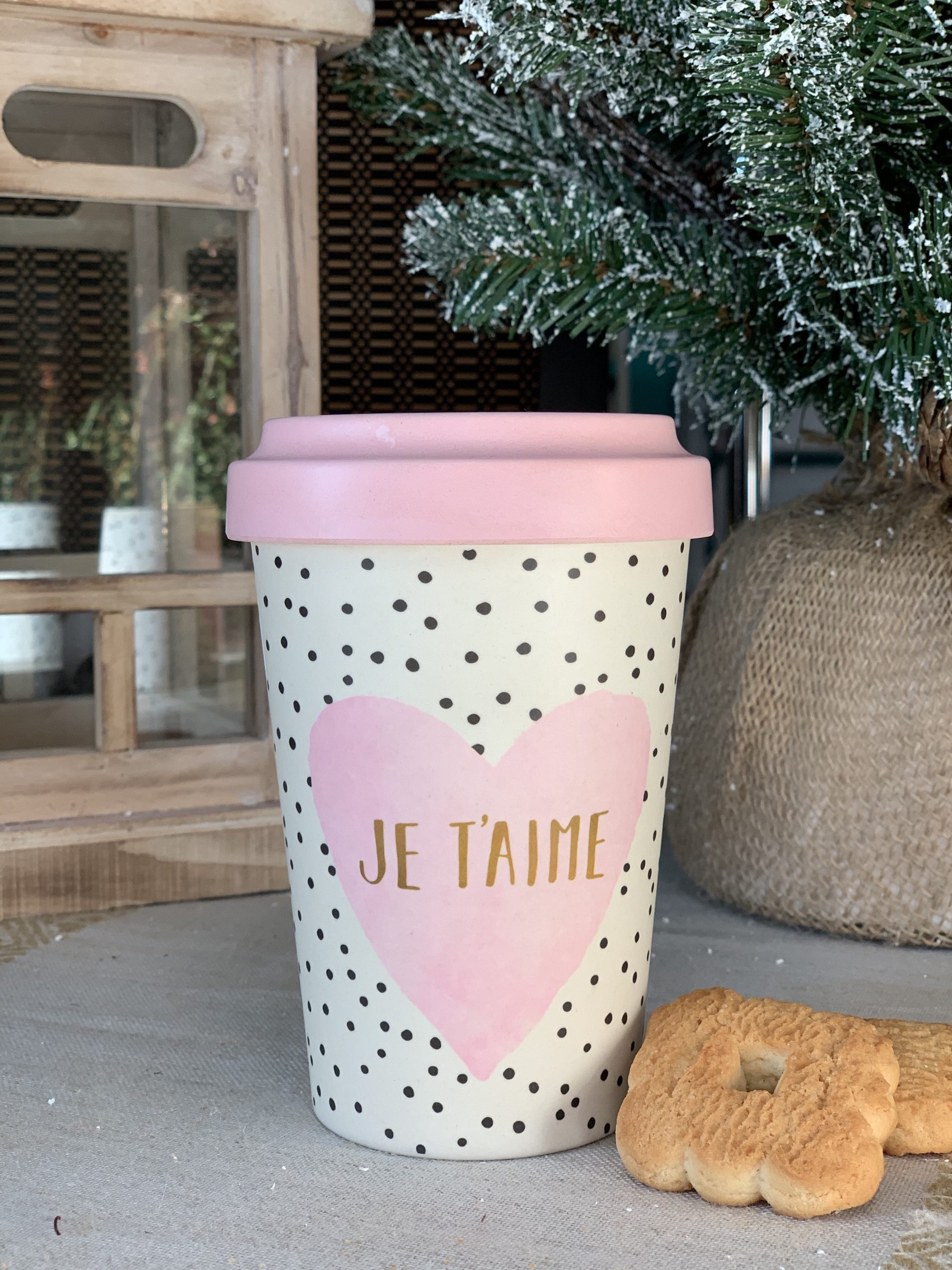 TAZZA CON COPERCHIO JE T'AIME