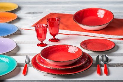 ARCUCCI PRETA FONDO ROSSO