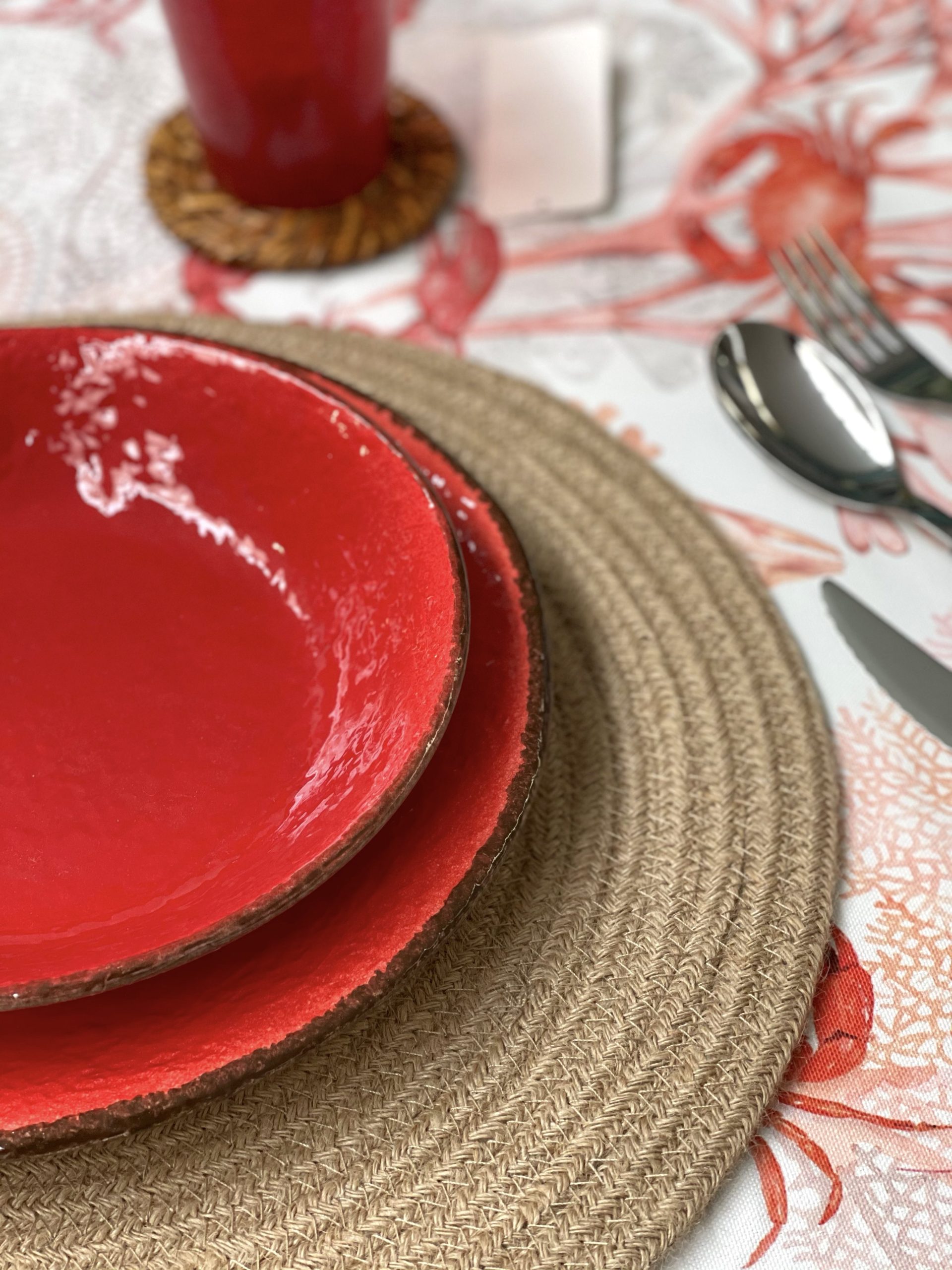 ARCUCCI PRETA FONDO ROSSO
