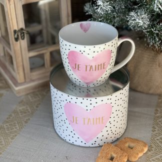 TAZZA PORCELLANA JE T'AIME