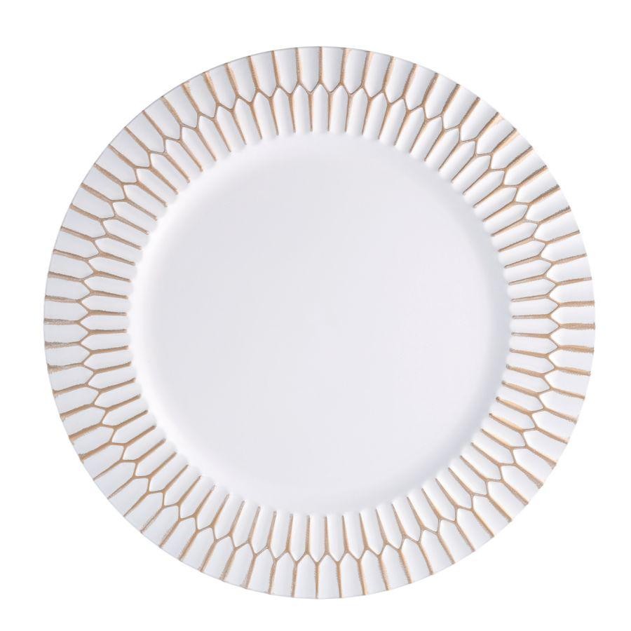 SOTTOPIATTO ORO/BIANCO