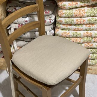 CUSCINO FORMA SEDIA SFODERABILE BISCOTTO