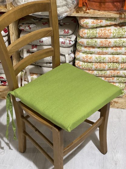 CUSCINO SEDIA SFODERABILE VERDE
