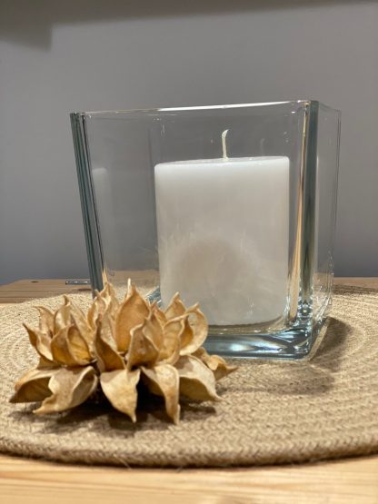 VASO VETRO CUBO