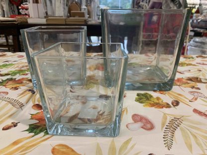 VASO VETRO CUBO