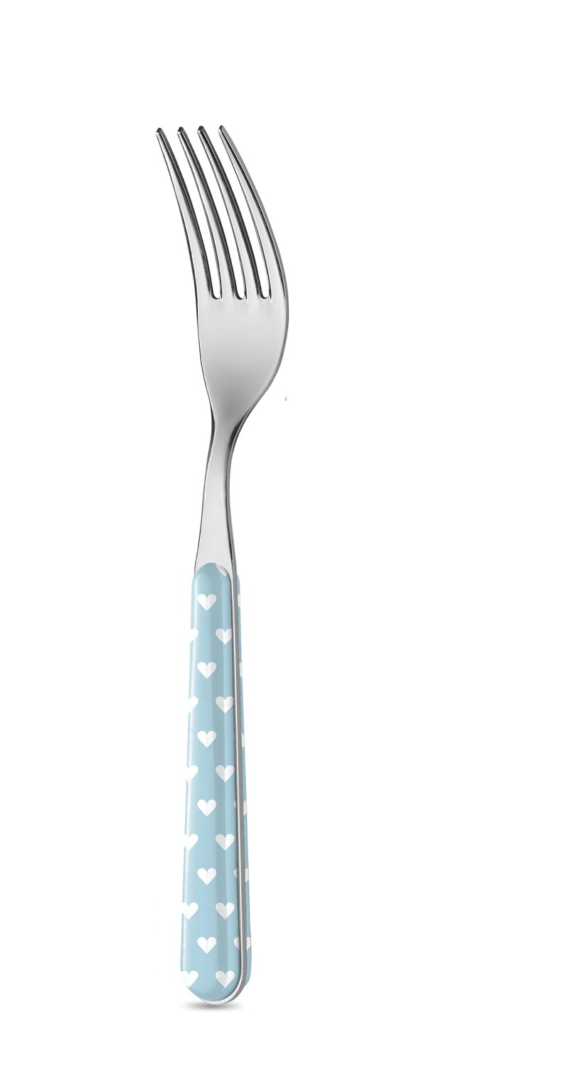NEVA POSATE CUORE AZZURRO