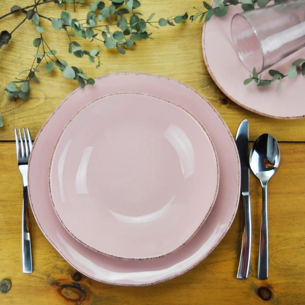PIATTO MATERIA PIANO ROSA