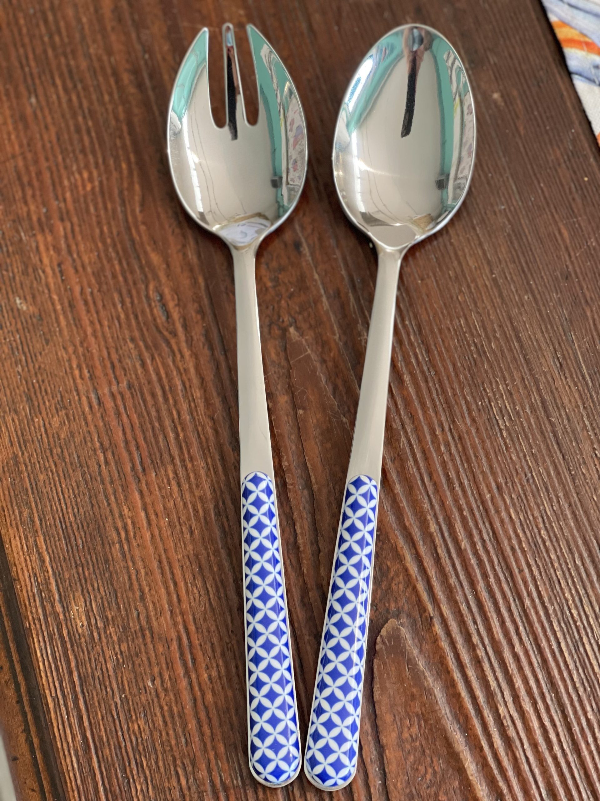 COPPIA INSALATA OPTICAL BLU