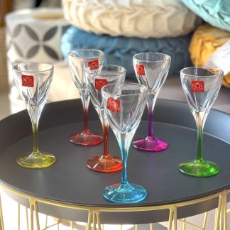 SET 6 CALICE LIQUORE