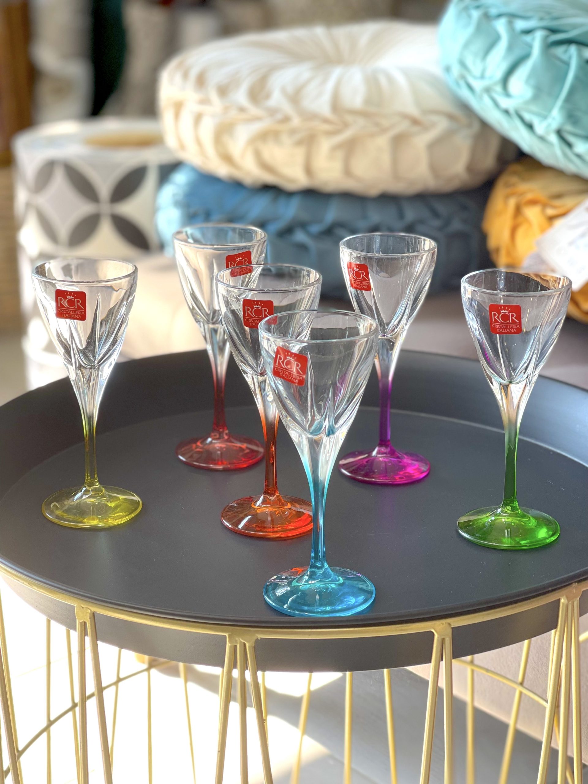 SET 6 CALICE LIQUORE