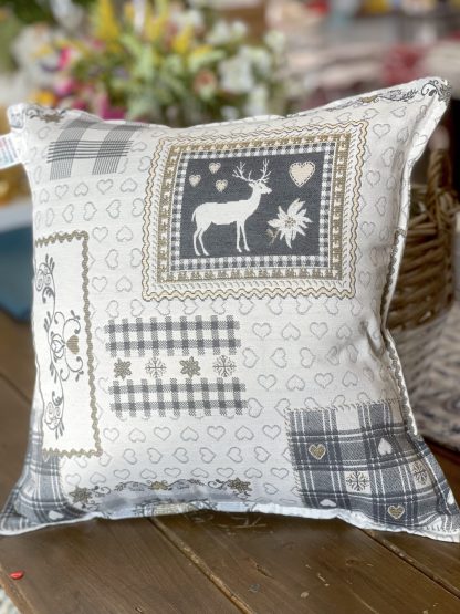CUSCINO ARREDO CHALET PANNA
