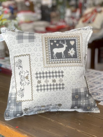 CUSCINO ARREDO CHALET PANNA