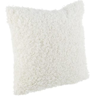 CUSCINO ARREDO CURLY BIANCO