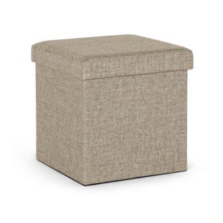 POUF CONTENITORE BEIGE
