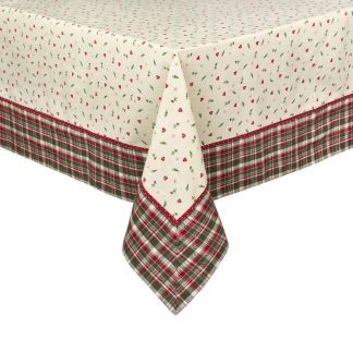 TOVAGLIA NUVOLE TARTAN