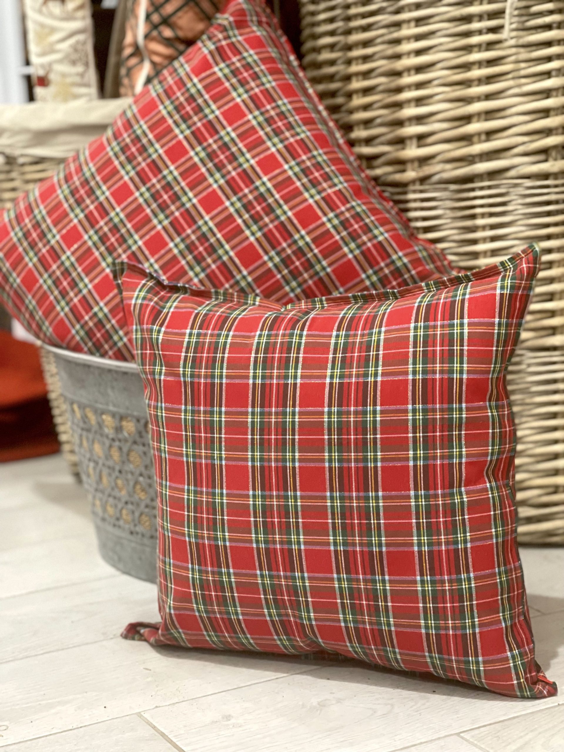 CUSCINO ARREDO TARTAN 50x50