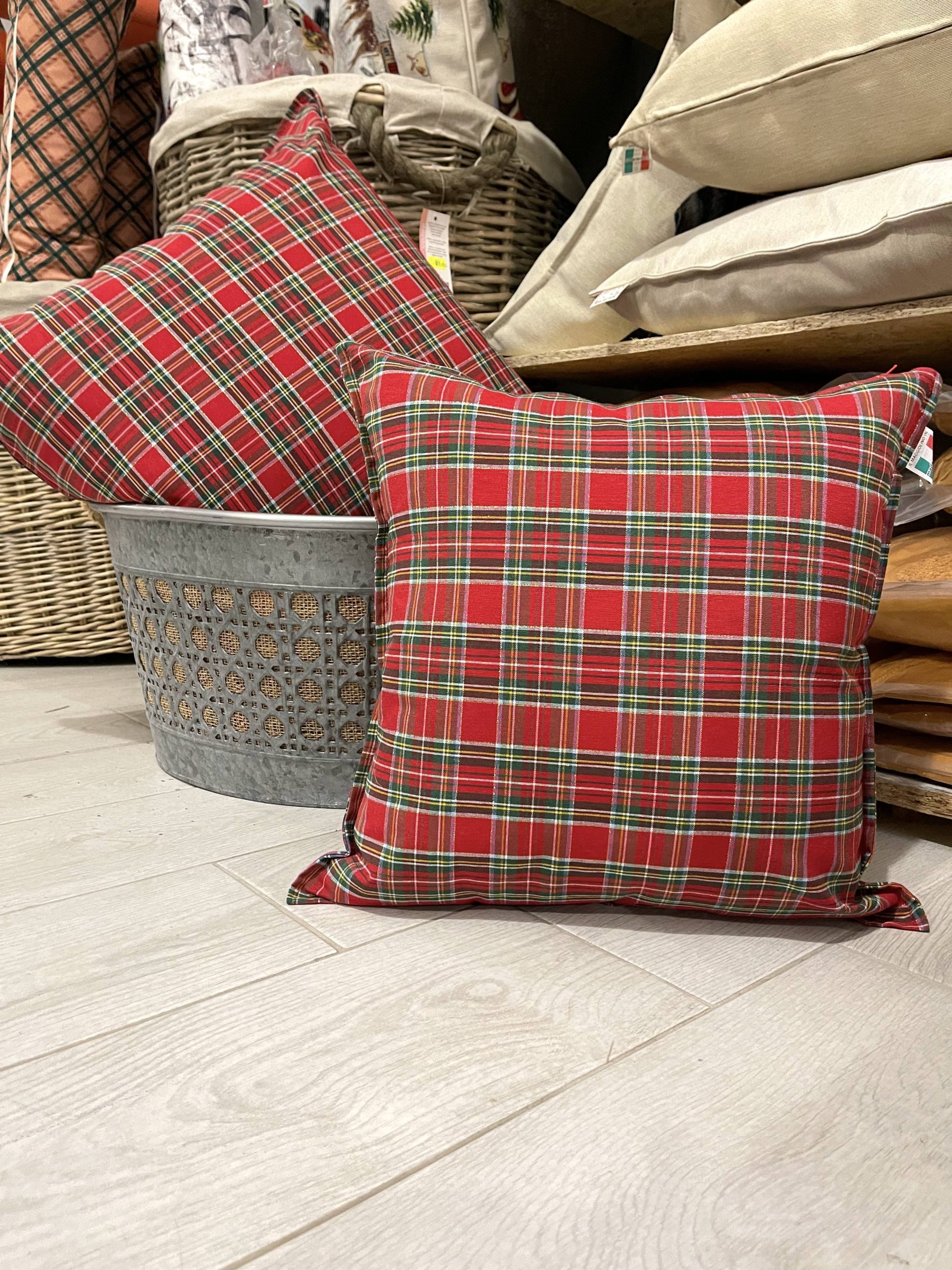 CUSCINO ARREDO TARTAN 50x50