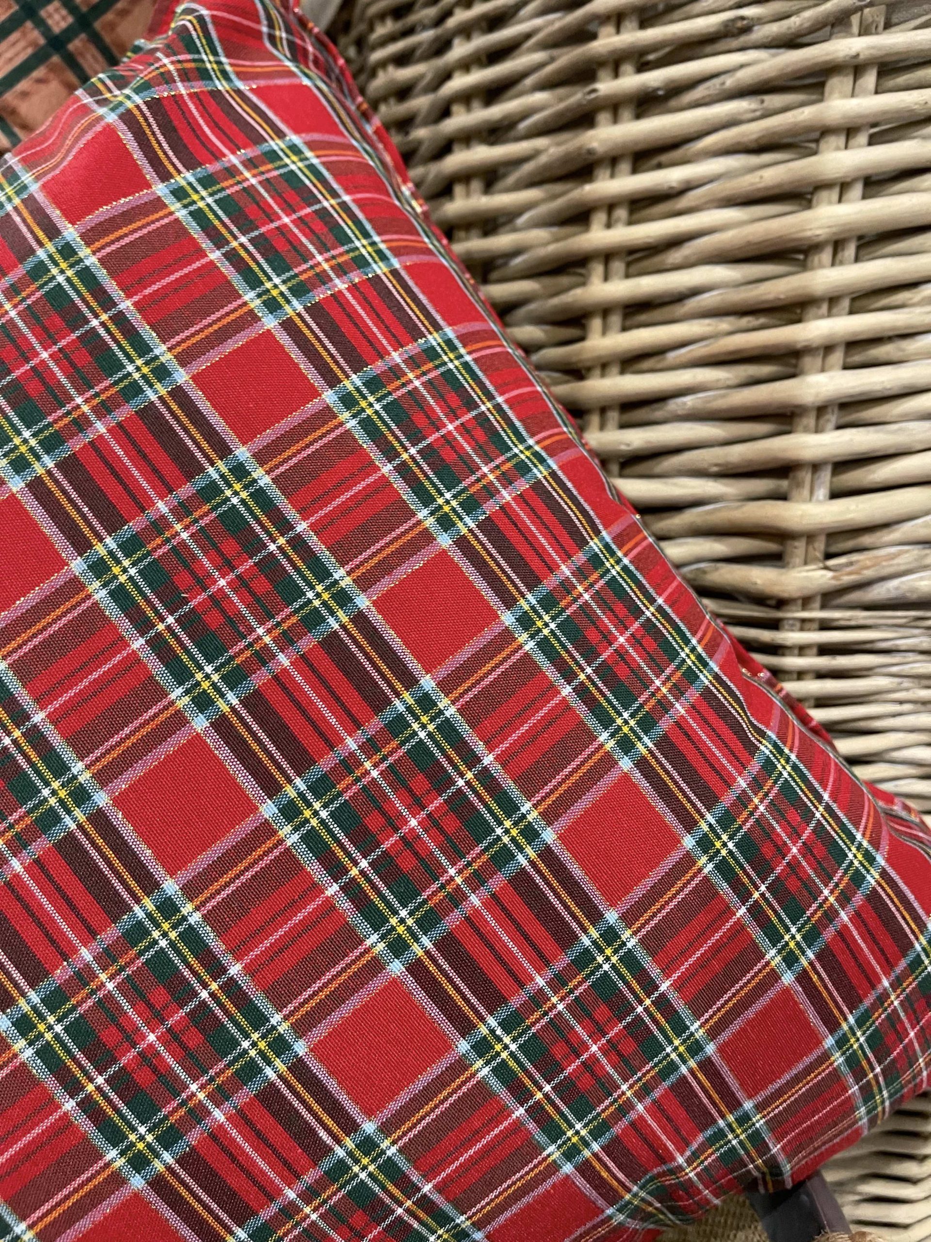 CUSCINO ARREDO TARTAN 50x50