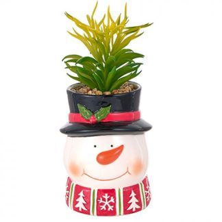 VASO PUPAZZO DI NEVE