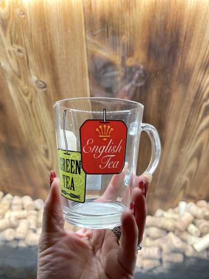 TAZZA VETRO ENGLISH TEA