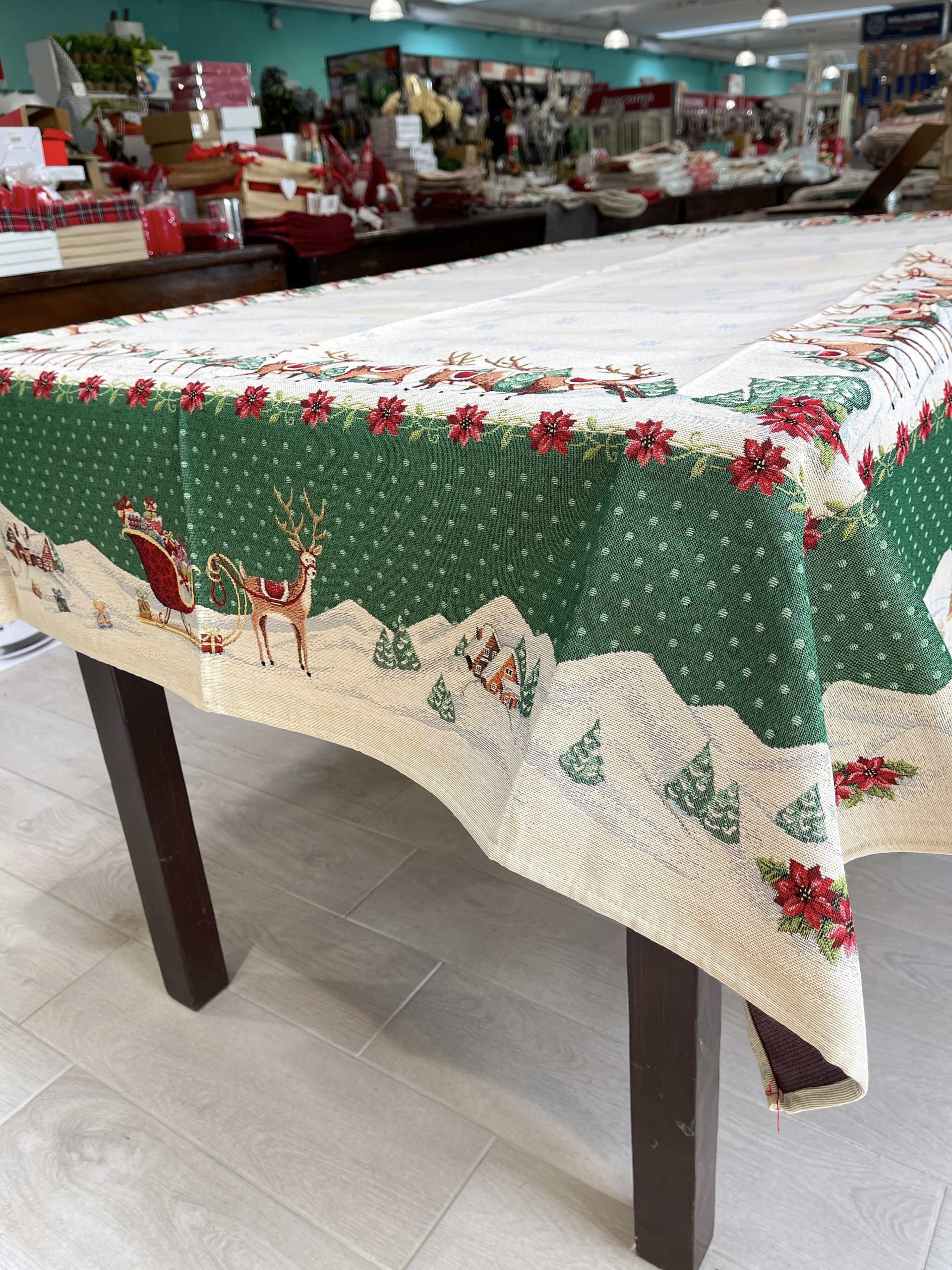 TOVAGLIA COPRITAVOLO GOBELIN NATALE