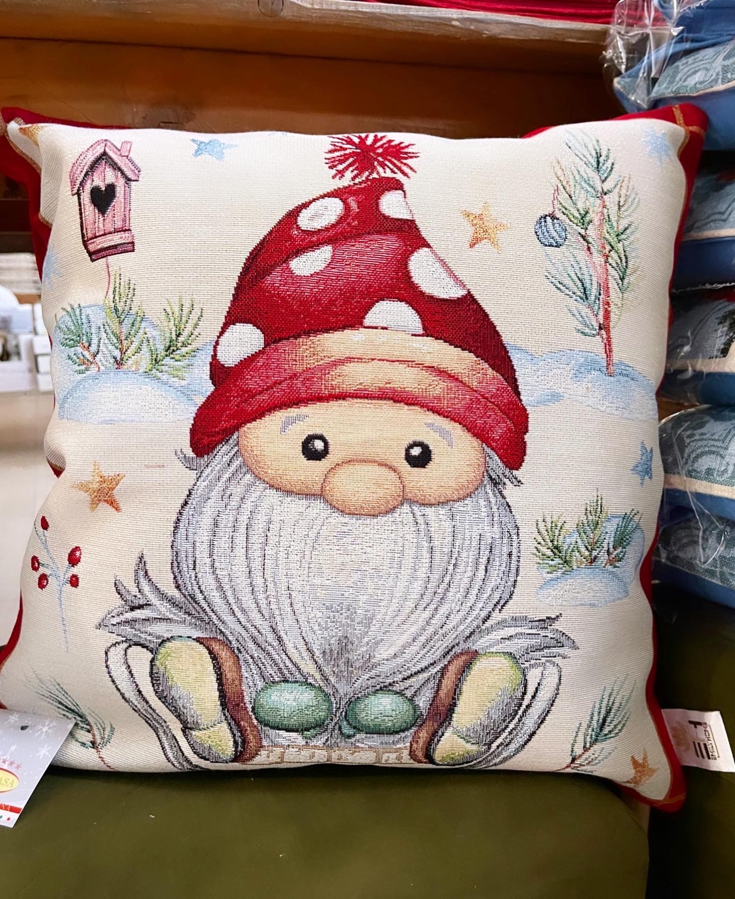 CUSCINO ARREDO GNOMO FOLLET