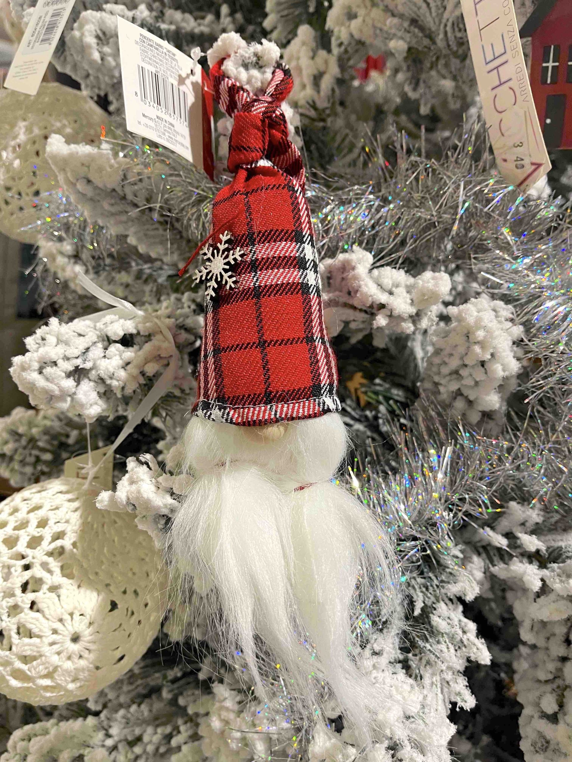MERCURY PENDENTE GNOMO C/CAMP TARTAN