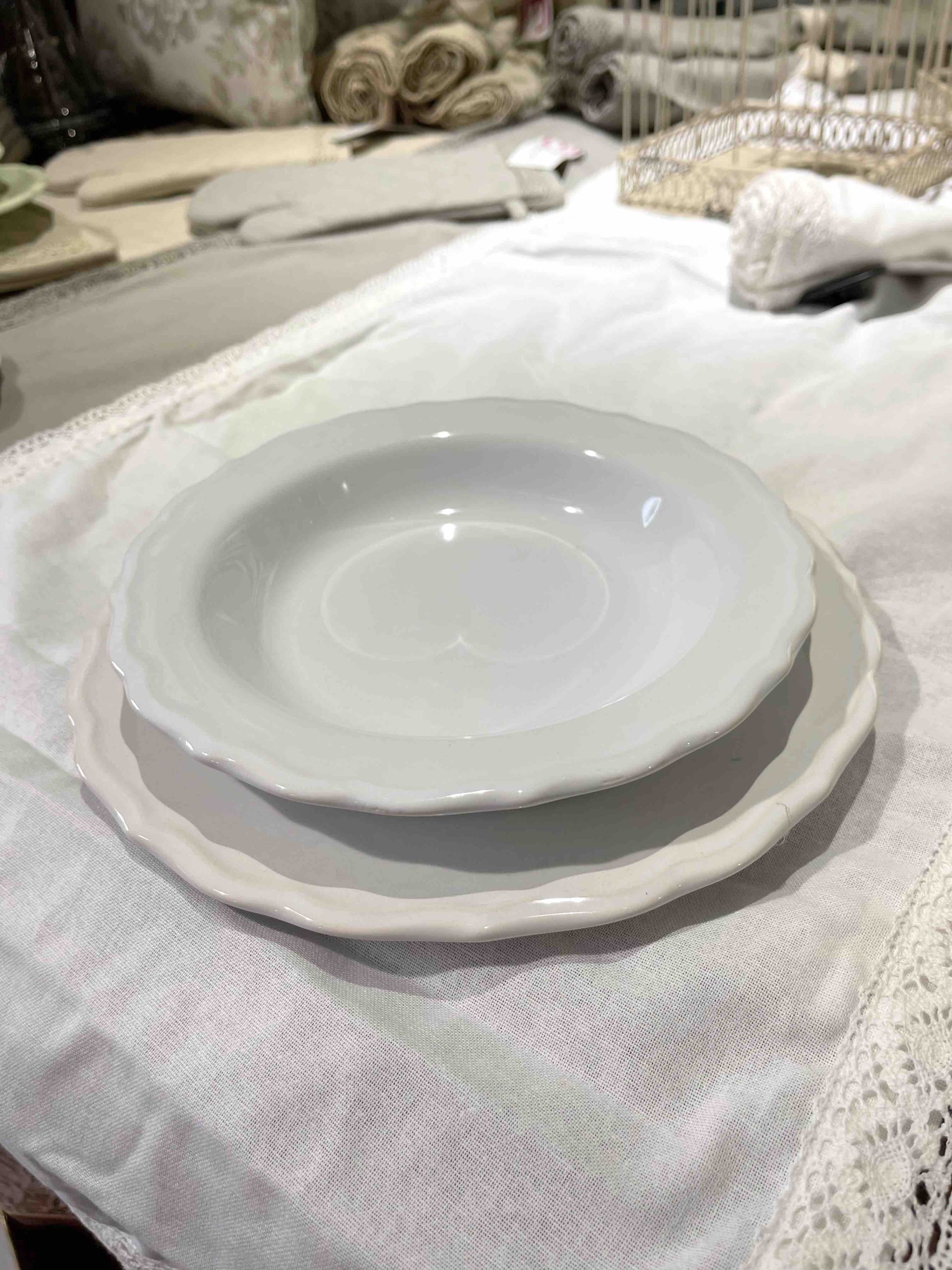 VACCHETTI JULIET PIATTO BIANCO