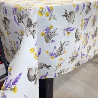 TOVAGLIA CONIGLI LAVANDA