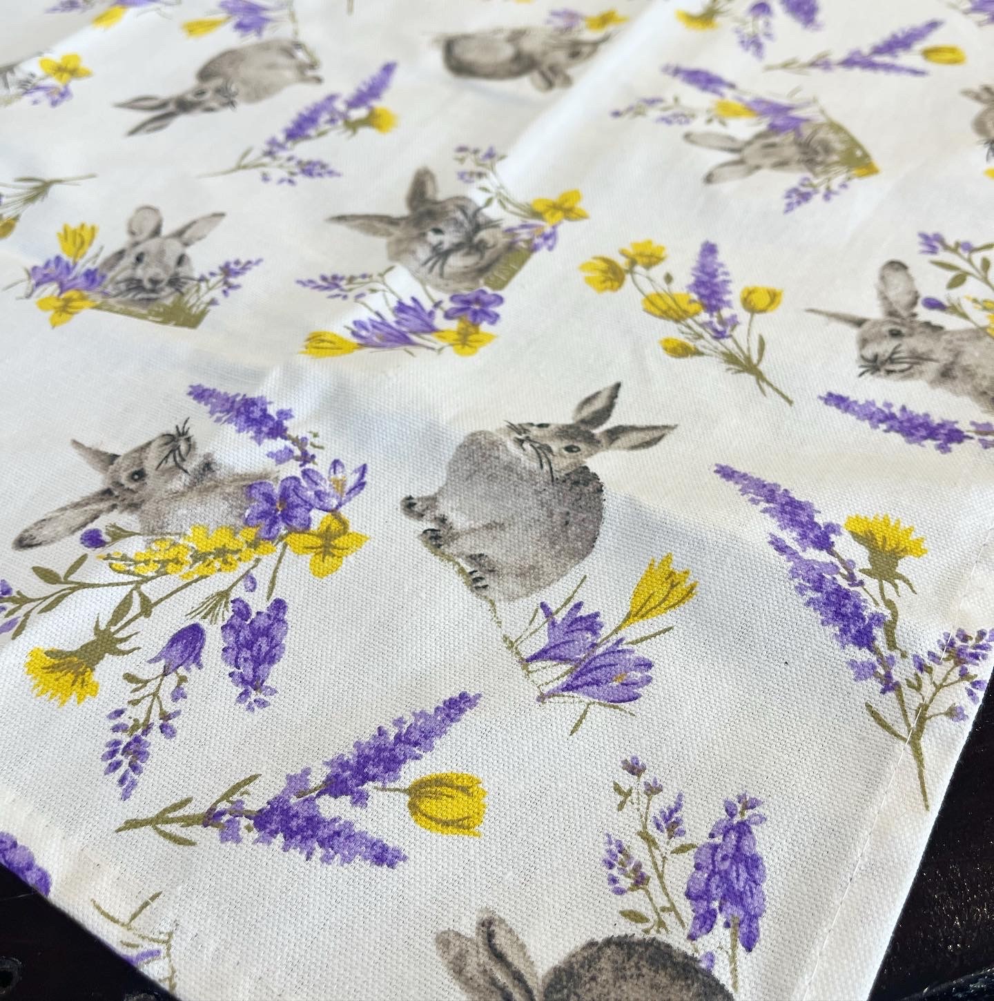 TOVAGLIA CONIGLI LAVANDA