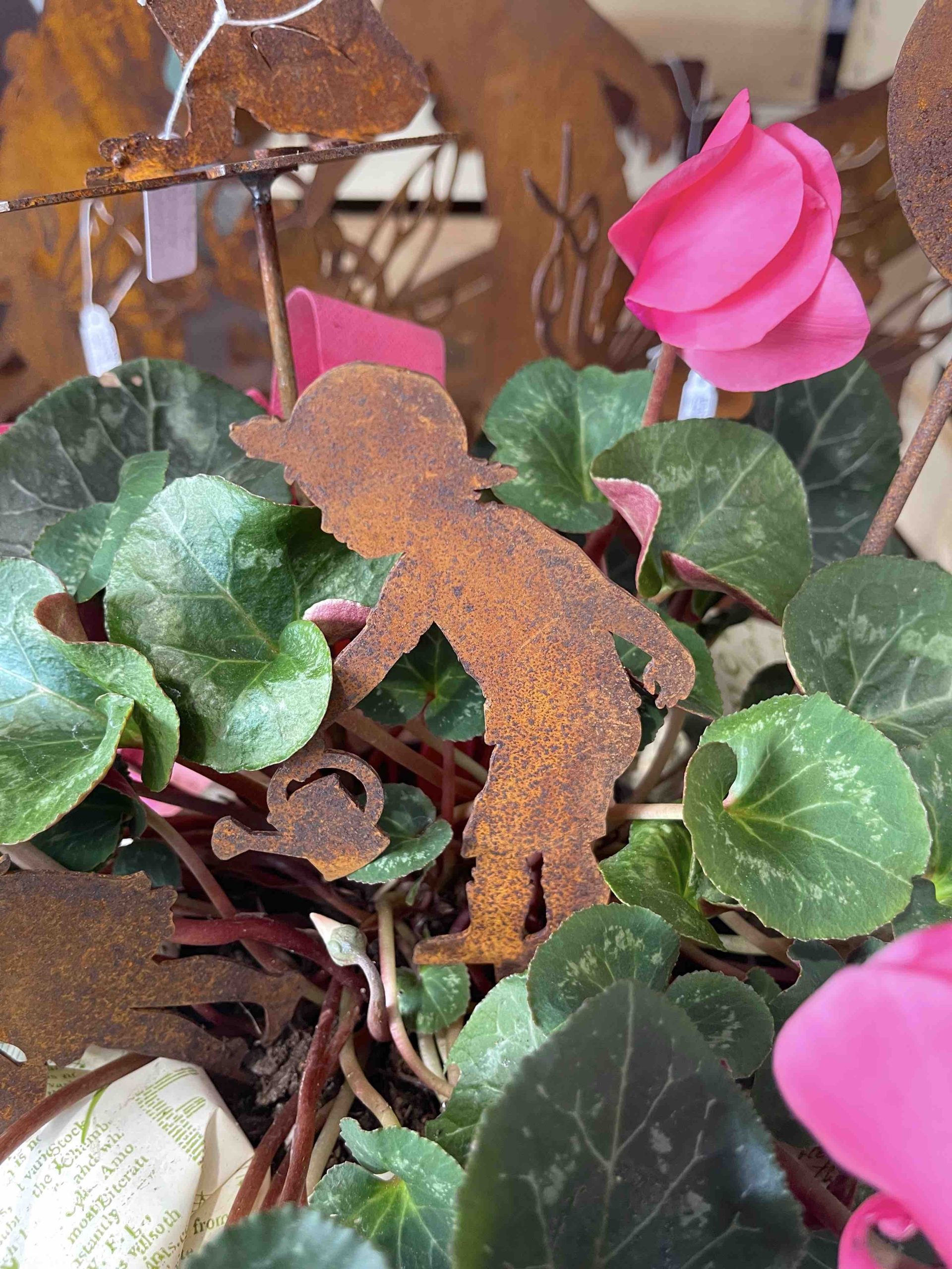 CORTEN BIMBO MINI GIARDINO