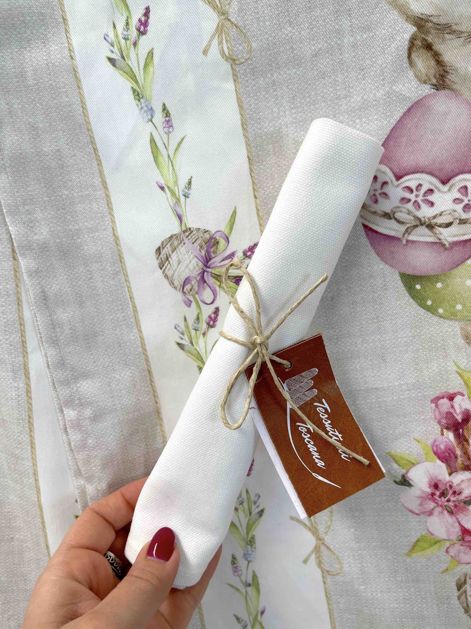 WOSDE TOVAGLIOLO COTONE BIANCO