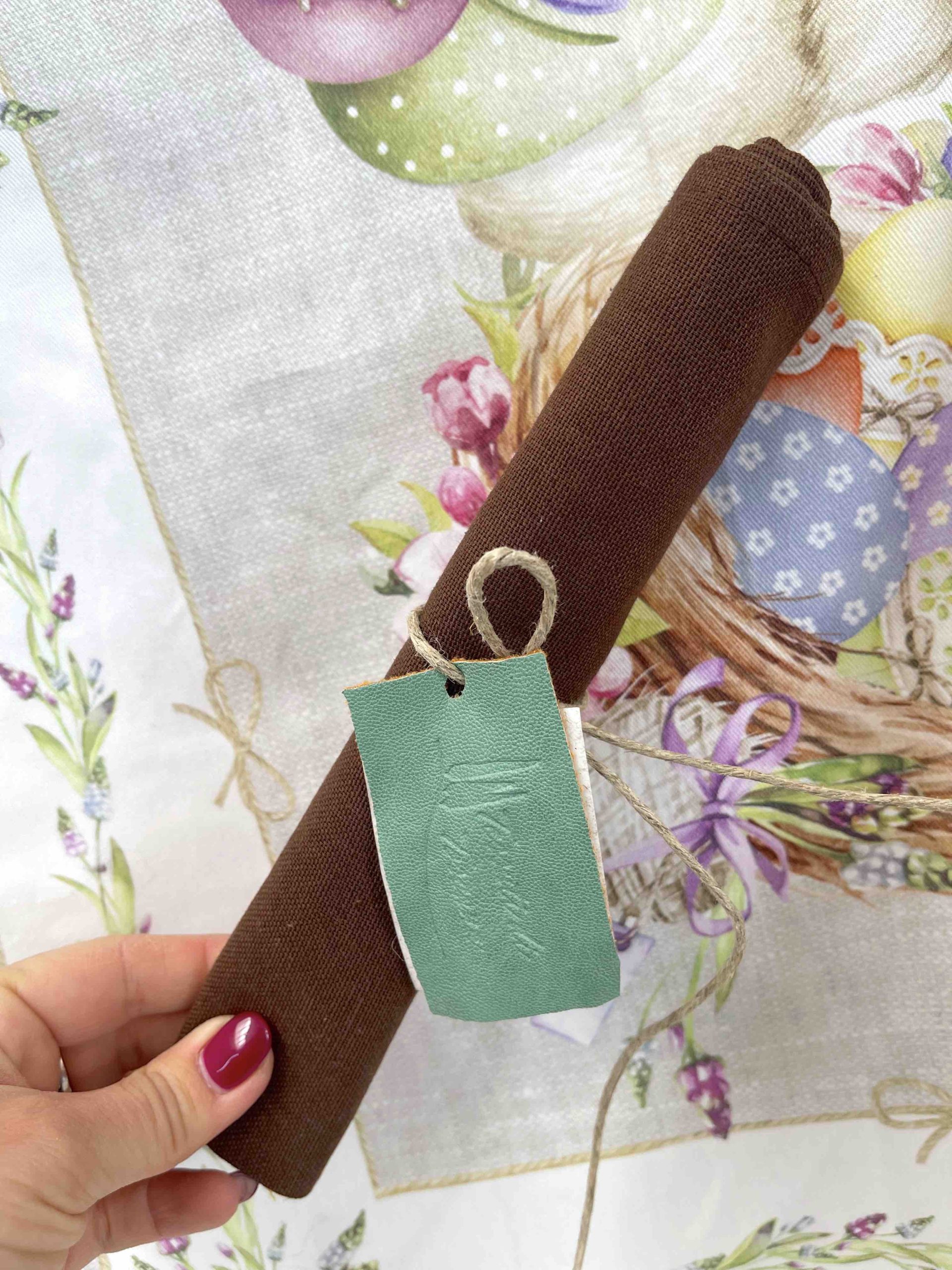 WOSDE TOVAGLIOLO COTONE MARRONE