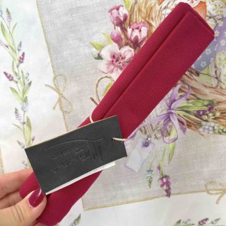 TOVAGLIOLO COTONE BORDEAUX