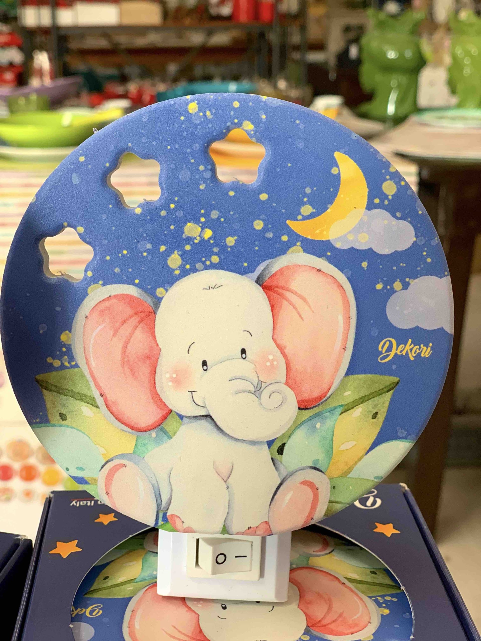 DEKORI LUCE NOTTE ELEFANTINO