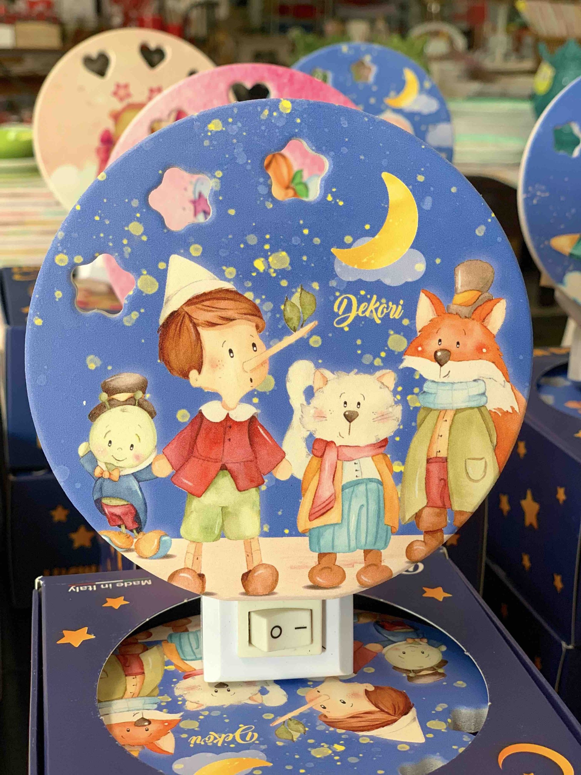 DEKORI LUCE NOTTE PINOCCHIO