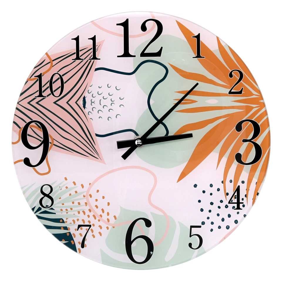 OROLOGIO VETRO FOGLIE