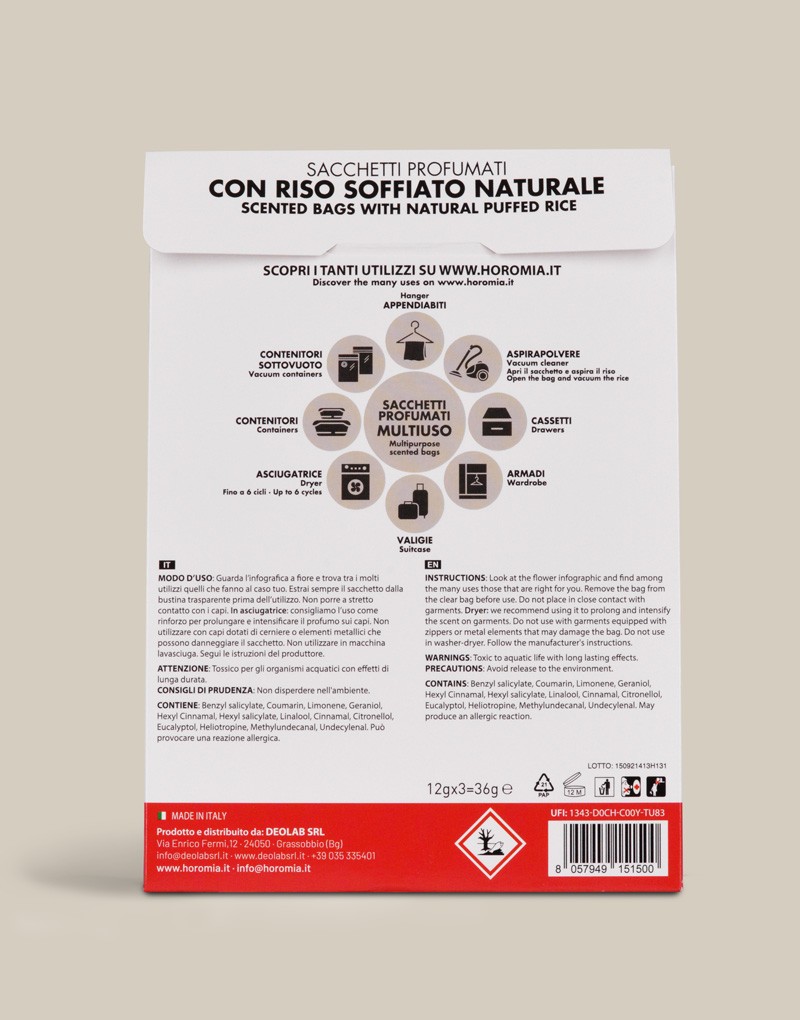 HOROMIA IMPERIAL SOAP SACCHETTI