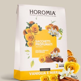 HOROMIA VANIGLIA E MIRRA SACCHETTI