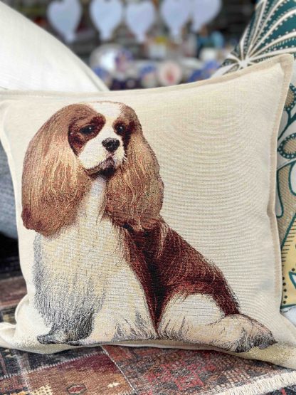 CUSCINO ARREDO CAVALIER RED