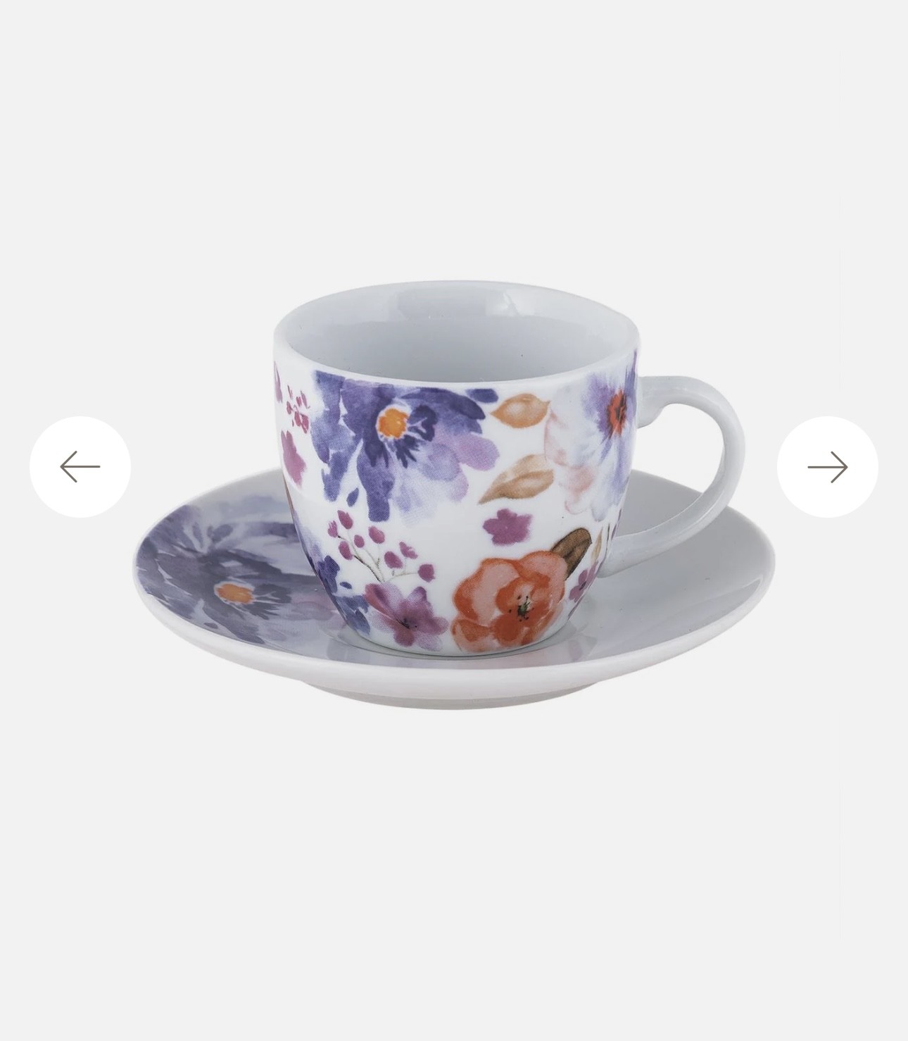SET 6 CAFFE' PEONIA