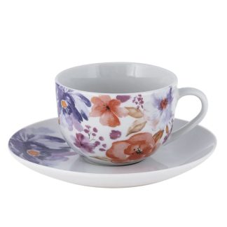 SET 4 TAZZE THE' PEONIA