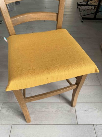 CUSCINO SEDIA SFODERABILE GIALLO