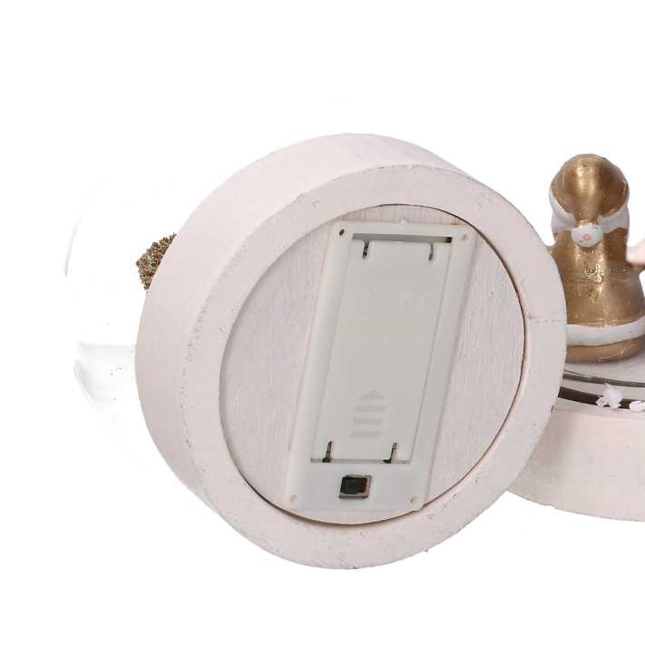 SFERA ORO CON LED BABBO/RENNA/PUPAZZO