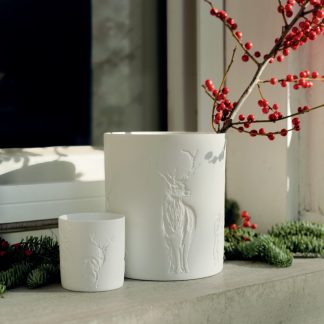 VASO CERVI BISCUIT