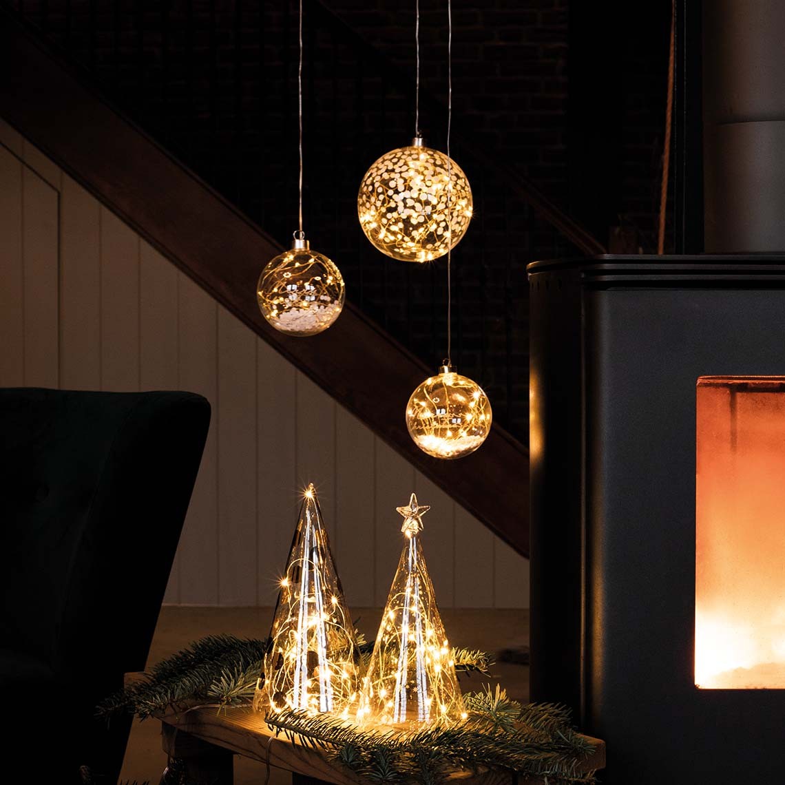 ALBERO VETRO LED
