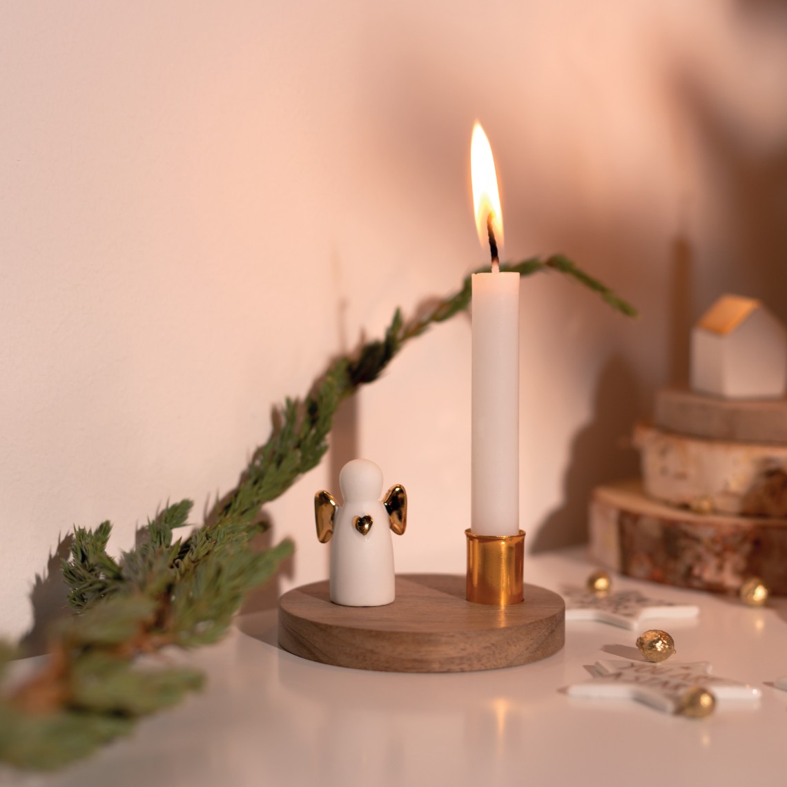 MINI PORTACANDELA ANGELO