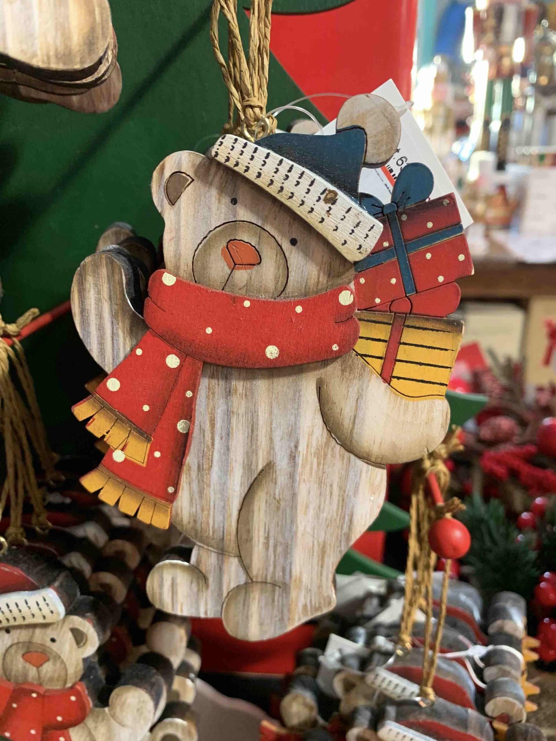 PENDENTE ORSETTO LEGNO